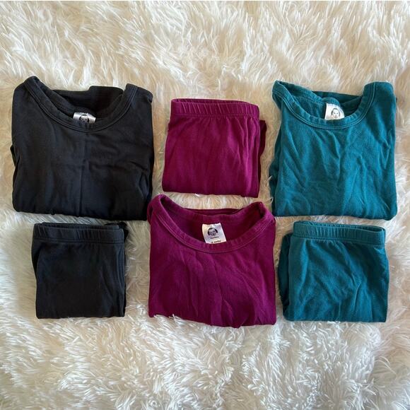 Gerber Snug Fit Viscose Pajamas, Set of 3, Teal, Gray, Purple, Toddler 18 Months - Picture 1 of 11